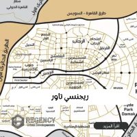 خريطة كمبوندات التجمع الخامس